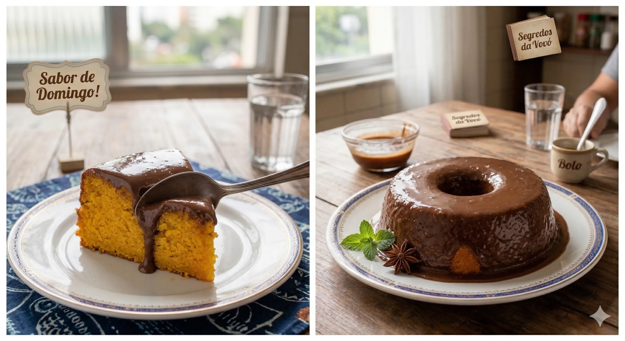 Como Fazer Bolo de Cenoura com Cobertura de Chocolate Como Fazer Bolo de Cenoura com Cobertura de Chocolate